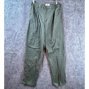 Vintage Bugle Boy Company Pants Women 10 Olive Green 80s 90s Pleated Straight